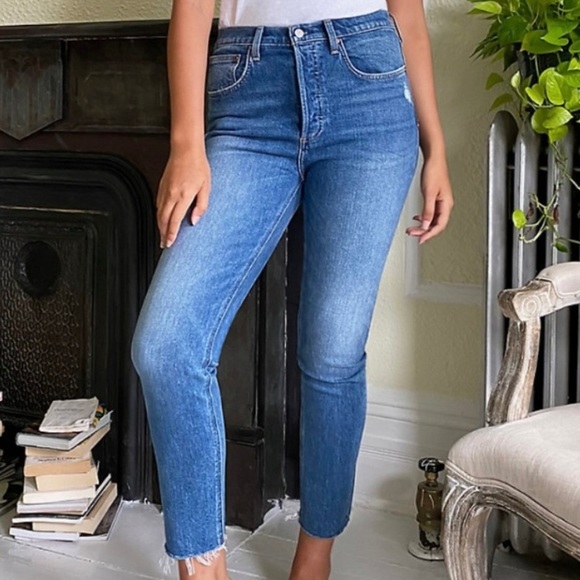 Denim Forum Denim - Denim Forum The Yoko High Rise Slim Jeans Size 29